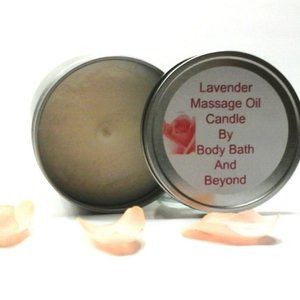 Lavender Massage Oil Candle